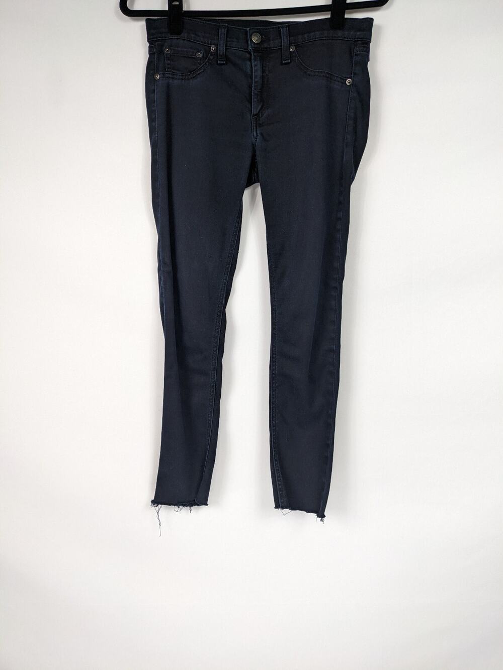 Rag & Bone Skinny Jeans Legging Black 27 5 Pocket Style